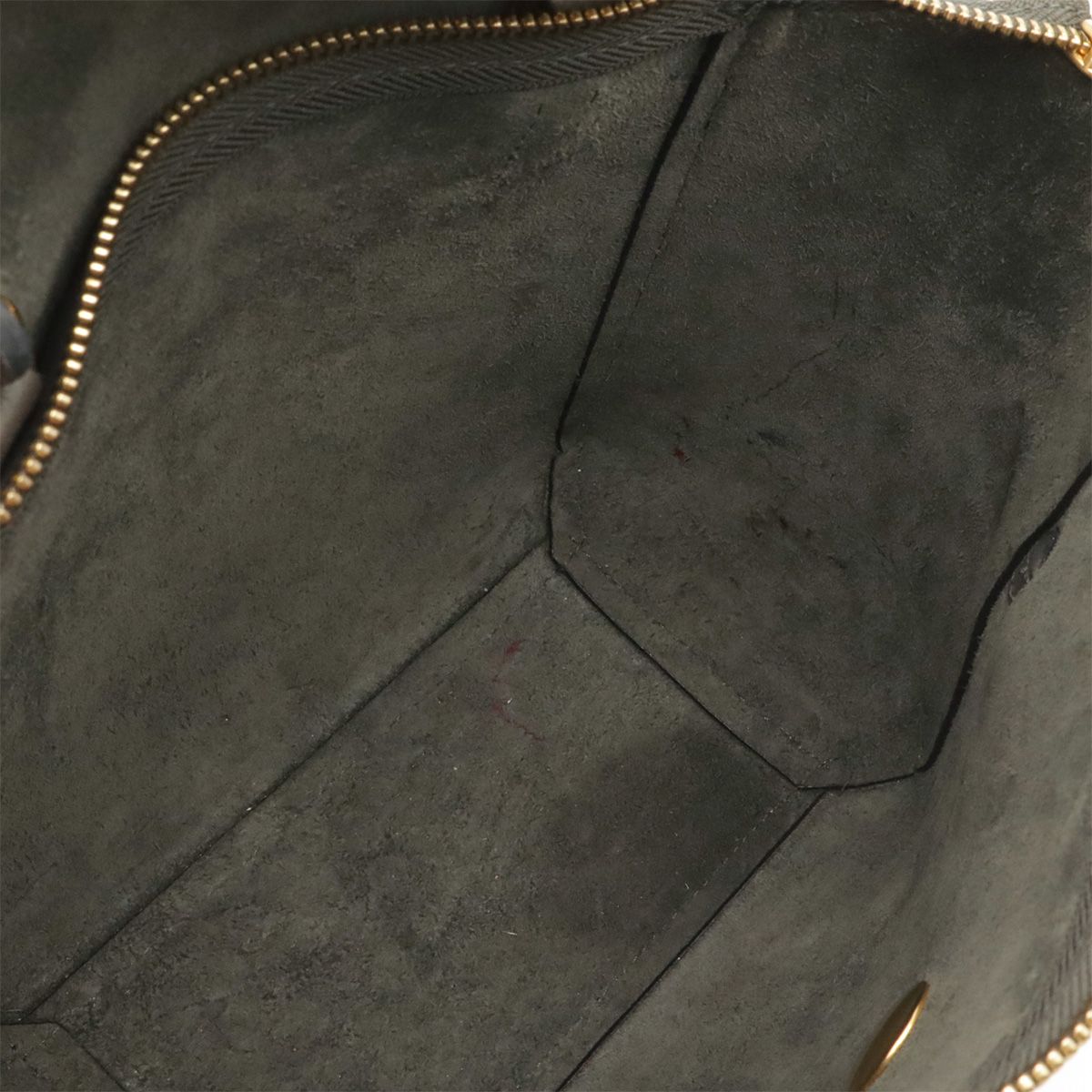 Celine Belt Bag Nano 2-Way Crossbody Leather Gray Gold — view 7