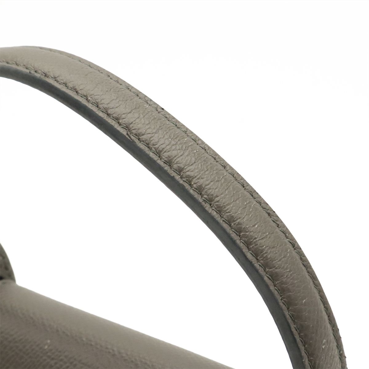 Celine Belt Bag Nano 2-Way Crossbody Leather Gray Gold — view 5