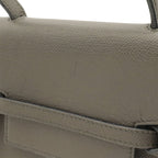 Celine Belt Bag Nano 2-Way Crossbody Leather Gray Gold — view 4