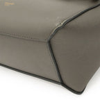 Celine Belt Bag Nano 2-Way Crossbody Leather Gray Gold — view 3
