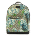 Gucci GG Blue Mus Supreme Backpack Flower Floral Pattern Leather Multicolor