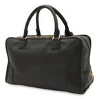 Loewe Amazona 36 Anagram Mini Boston Bag Leather Black Gold — view 2