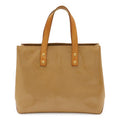 Louis Vuitton Monogram Vernis Reed PM Tote Mini Enamel Noisette Beige