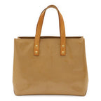 Louis Vuitton Monogram Vernis Reed PM Tote Mini Enamel Noisette Beige
