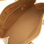 Louis Vuitton Monogram Vernis Reed PM Tote Mini Enamel Noisette Beige — view 6