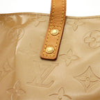 Louis Vuitton Monogram Vernis Reed PM Tote Mini Enamel Noisette Beige — view 4