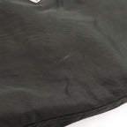 Prada Triangle Logo Shoulder Bag Nylon Leather Nero Black Silver — view 4