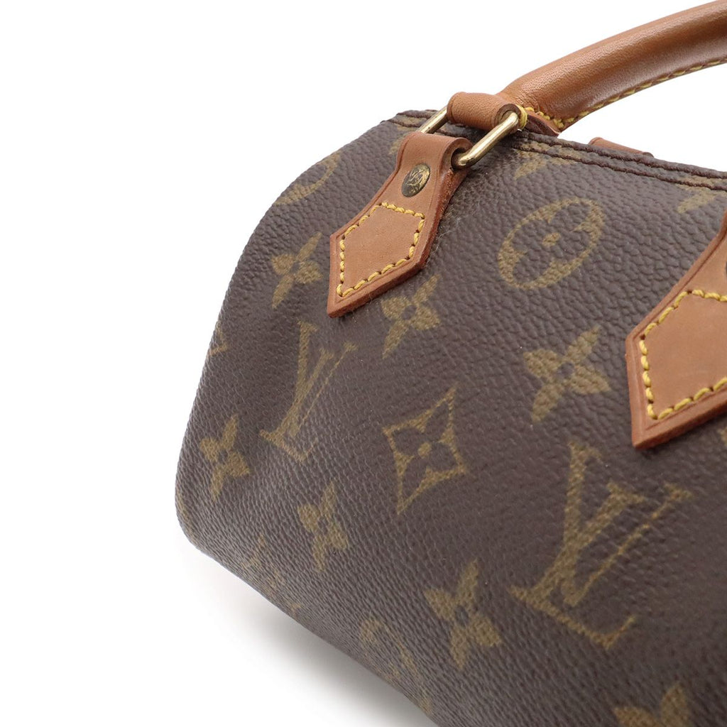 Louis Vuitton Monogram Mini Speedy Mini Bag Pouch Case — view 6
