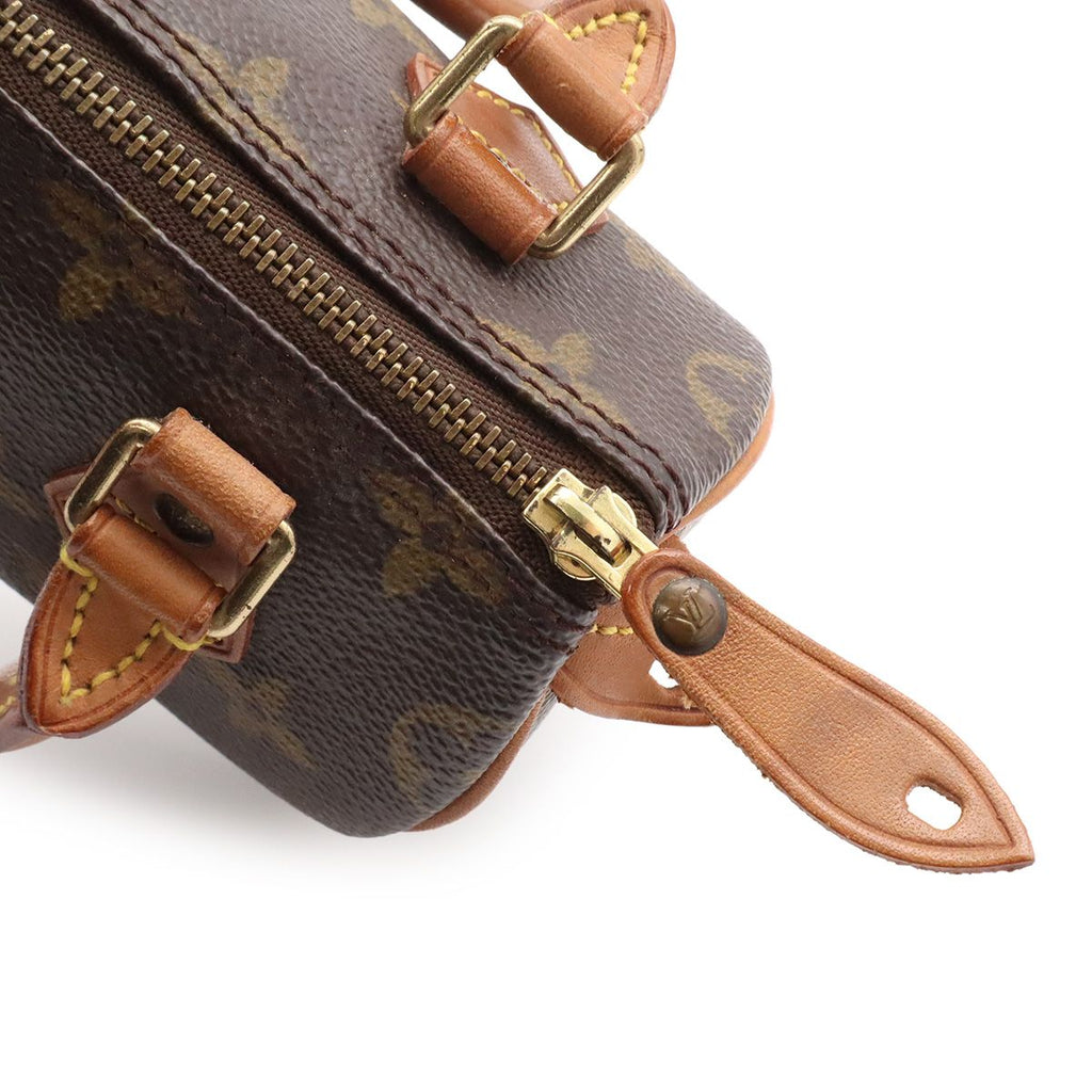 Louis Vuitton Monogram Mini Speedy Mini Bag Pouch Case — view 5