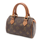 Louis Vuitton Monogram Mini Speedy Mini Bag Pouch Case — view 2