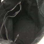 Hermes Saxo MM Handbag Toile Ash Beige Black Silver — view 6
