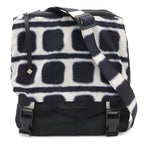 Chanel Sports Line Shoulder Bag Crossbody Reversible Nylon Leather Black White