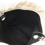 Saint Laurent Paris YSL Teddy Small Chain Shoulder Bag Drawstring Leather Ivory — view 8