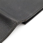 Hermes Pochette Rio Clutch Business Chevre Leather Black Silver — view 5