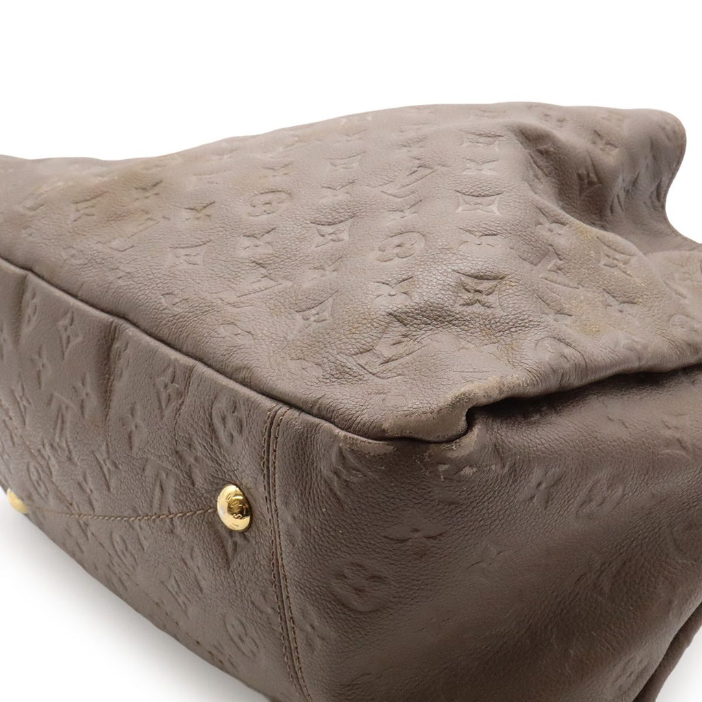 Louis Vuitton Monogram Empreinte Artsy MM Tote Shoulder Ombre Brown — view 3