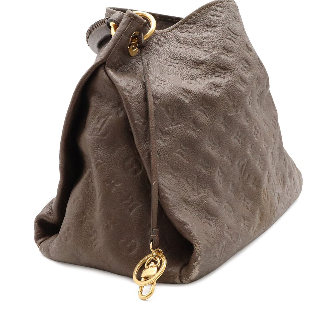 Louis Vuitton Monogram Empreinte Artsy MM Tote Shoulder Ombre Brown — view 9