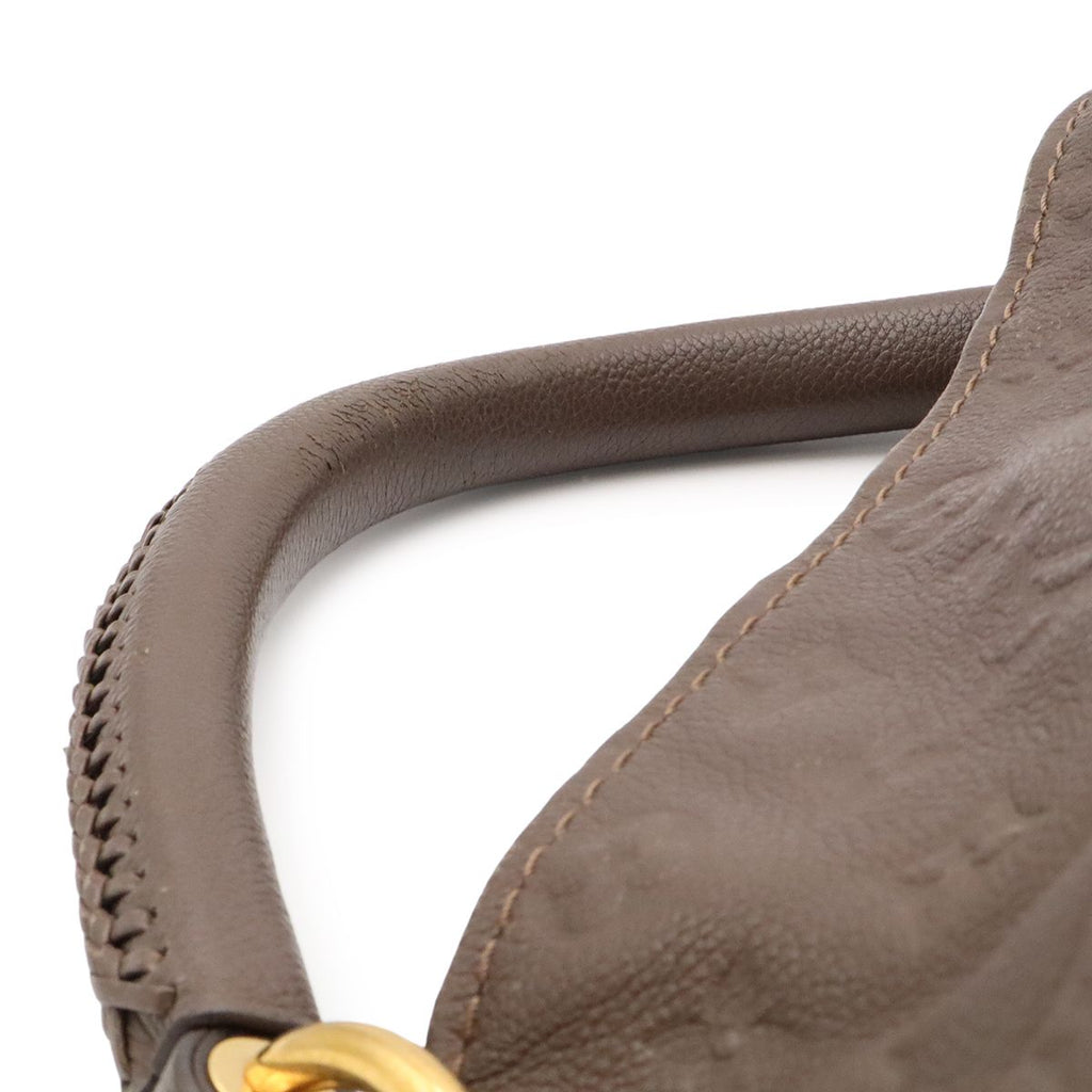Louis Vuitton Monogram Empreinte Artsy MM Tote Shoulder Ombre Brown — view 4