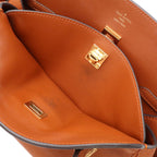 Louis Vuitton Mirror PM 2-Way Shoulder Bag Crossbody Leather Brown Gold — view 8