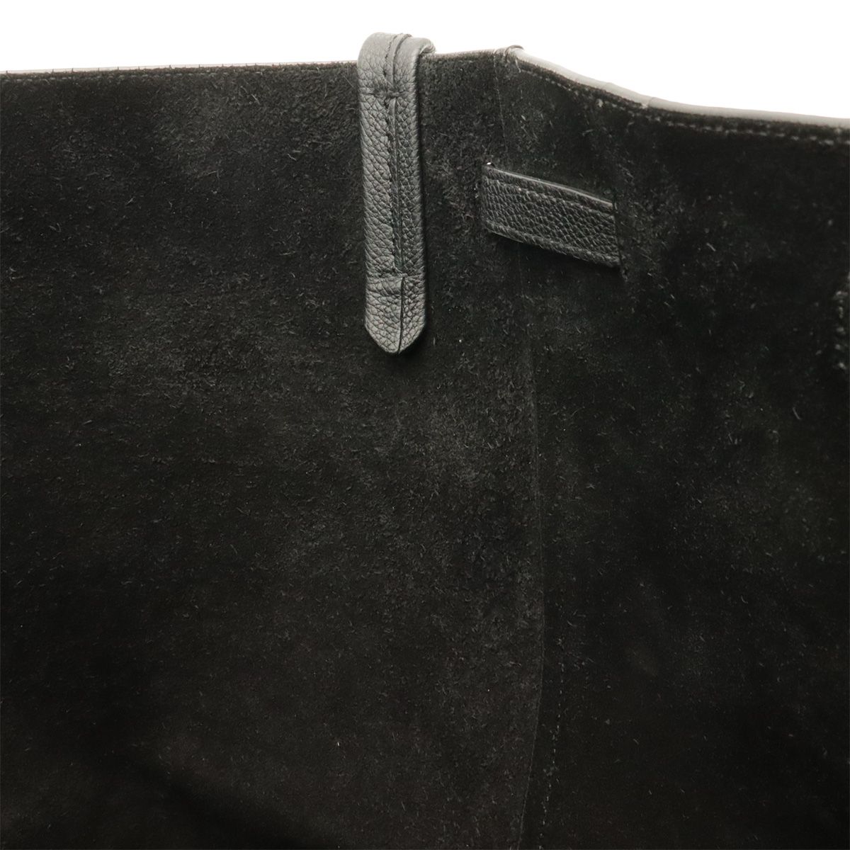 Celine Cabas Phantom Tote Shoulder Bag Semi Leather Black — view 6