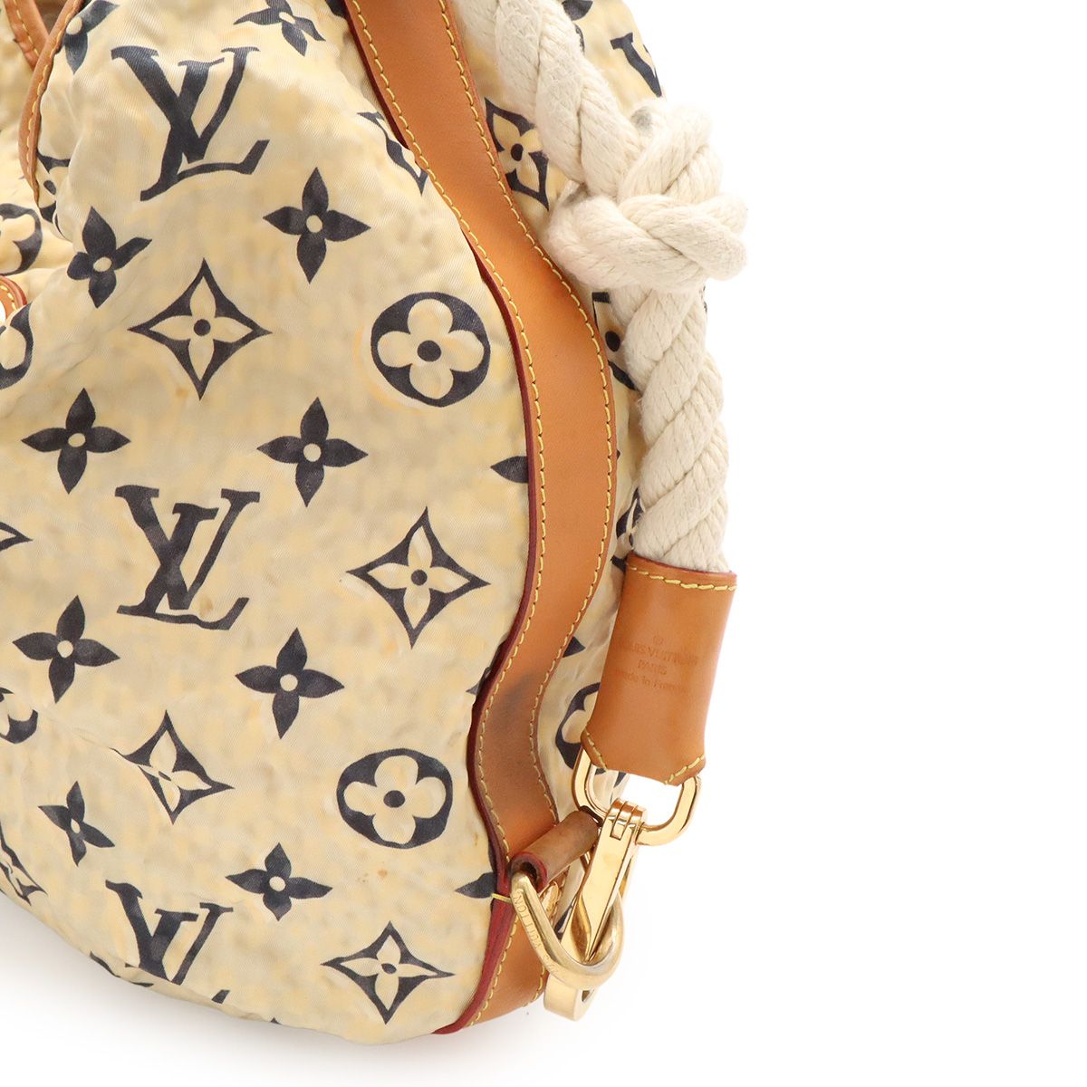 Louis Vuitton Cruise Line MM Shoulder Bag Rope Nylon Beige — view 7