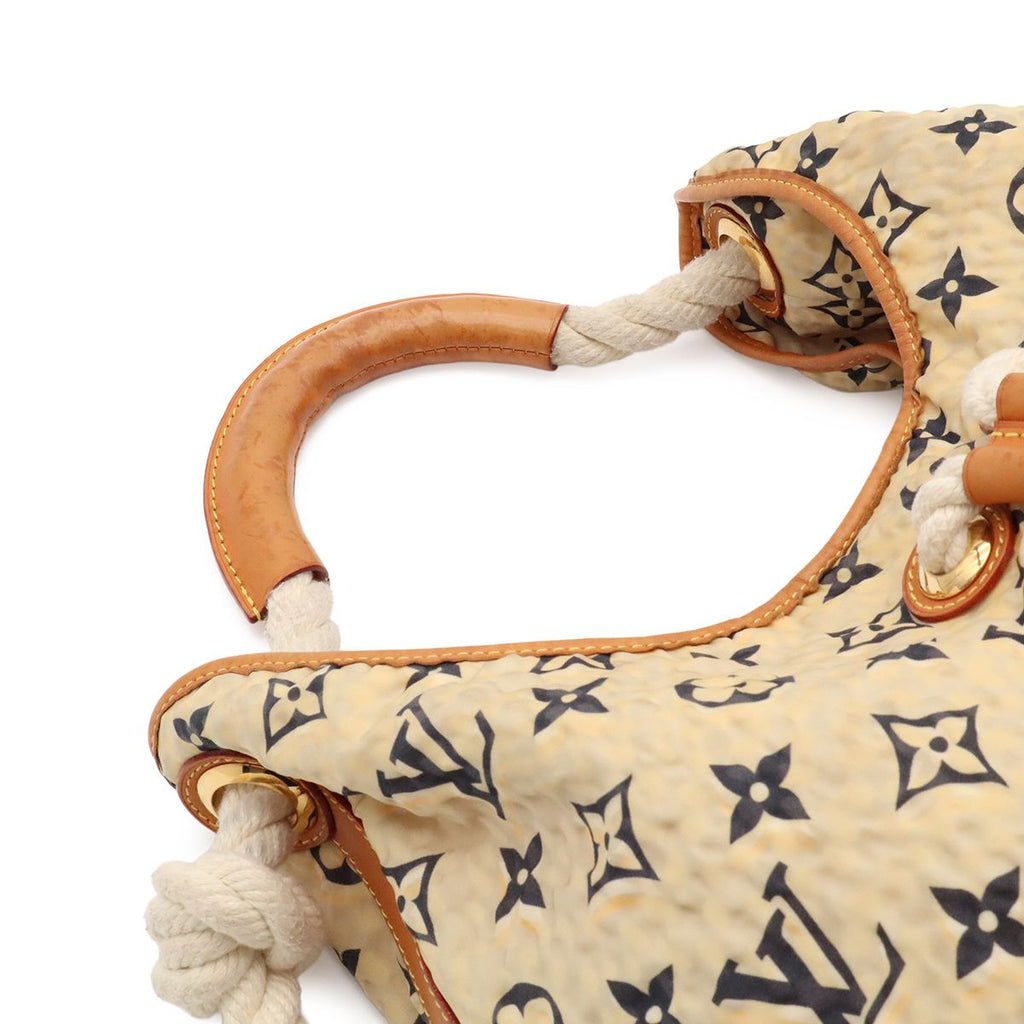 Louis Vuitton Cruise Line MM Shoulder Bag Rope Nylon Beige — view 5