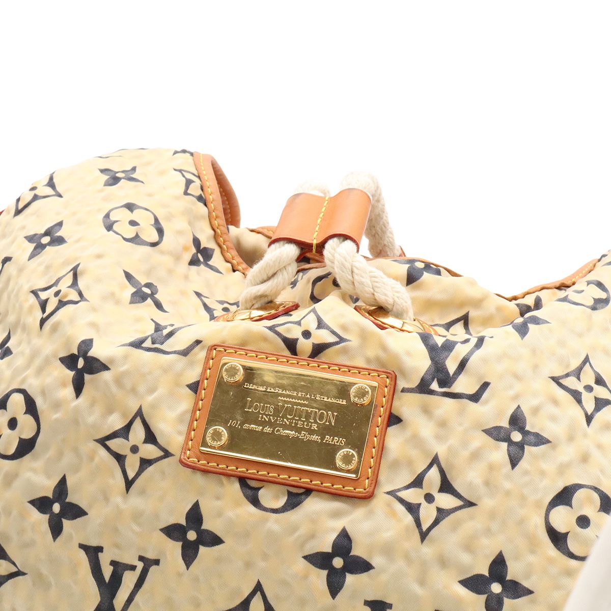 Louis Vuitton Cruise Line MM Shoulder Bag Rope Nylon Beige — view 6