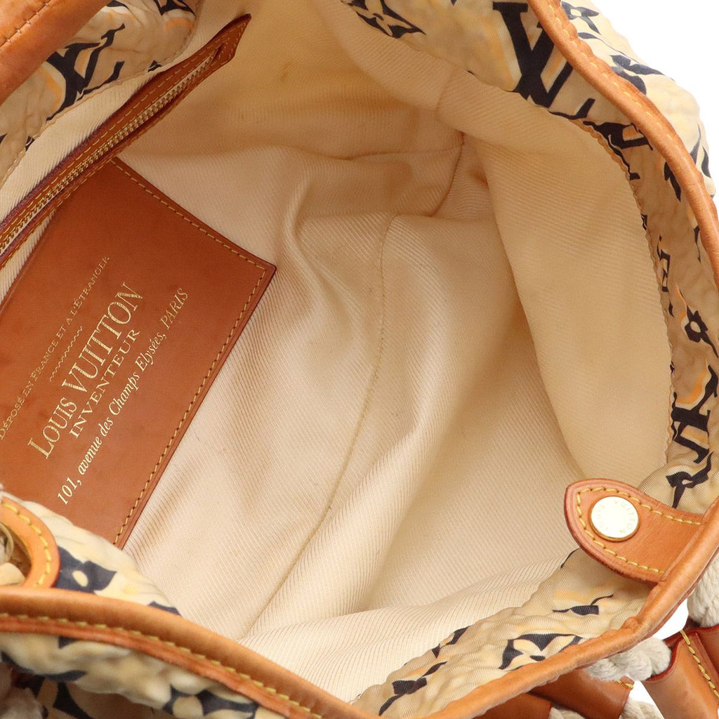Louis Vuitton Cruise Line MM Shoulder Bag Rope Nylon Beige — view 8