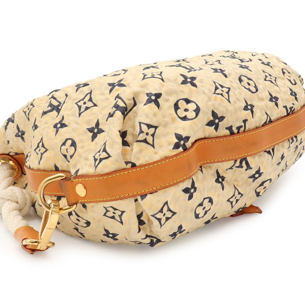 Louis Vuitton Cruise Line MM Shoulder Bag Rope Nylon Beige — view 4