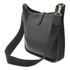 Hermes Evelyne I 1 PM Shoulder Bag Togo Leather Black Silver — view 2