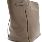 Celine Hippopotamus Phantom Small Belt Tote Shoulder Bag Leather Gray Jew Gold — view 5