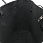 Louis Vuitton Epi Denim Neverfull MM Tote Shoulder Bag with Leather Blue Pouch — view 6
