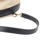 Hermes Lunch Logo Perforated Shoulder Bag Drawstring Toilette Ash Box Calf — view 5