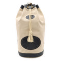 Hermes Lunch Logo Perforated Shoulder Bag Drawstring Toilette Ash Box Calf