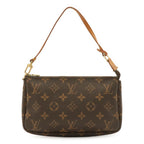 Louis Vuitton Monogram Pochette Soir Pouch Handbag Party