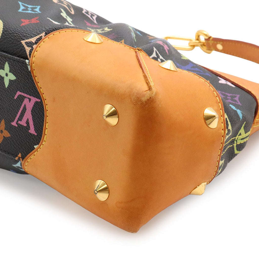 Louis Vuitton Monogram Multicolor Judy MM 2-Way Shoulder Bag Noir Black — view 3