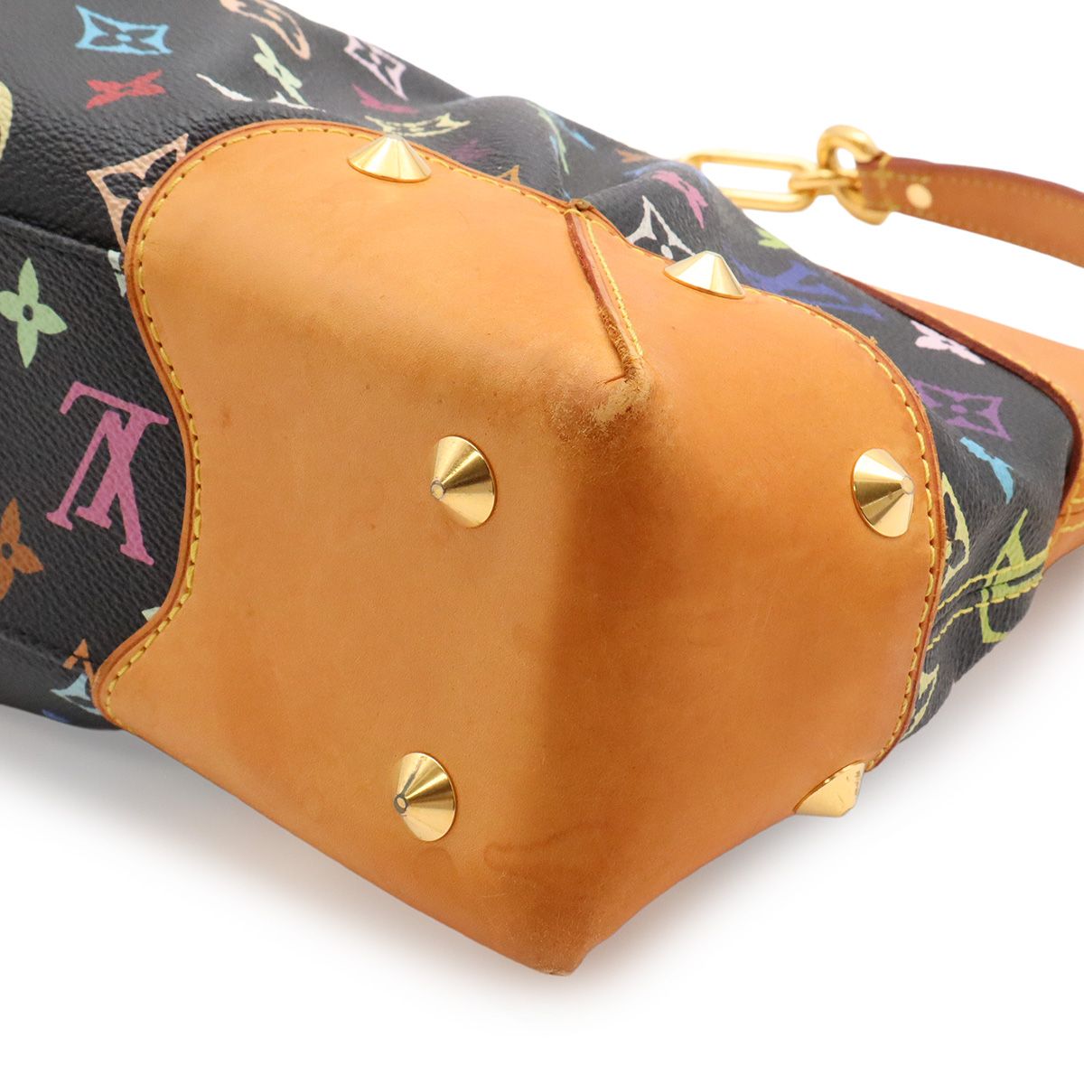 Louis Vuitton Monogram Multicolor Judy MM 2-Way Shoulder Bag Noir Black — view 3