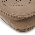 Hermes Evelyne 3 III GM Shoulder Bag Crossbody Togo Leather Etoupe Gray Silver — view 3