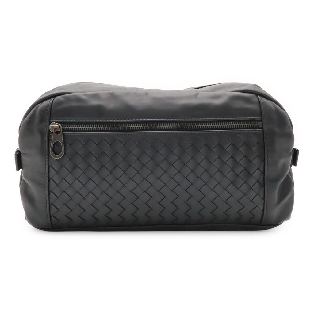 Bottega Veneta Intrecciato Belt Bag Leather Black