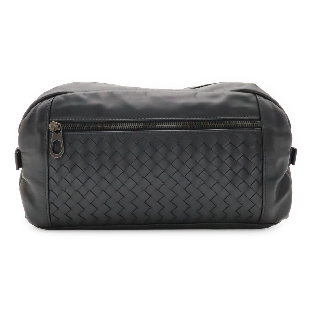 Bottega Veneta Intrecciato Belt Bag Leather Black