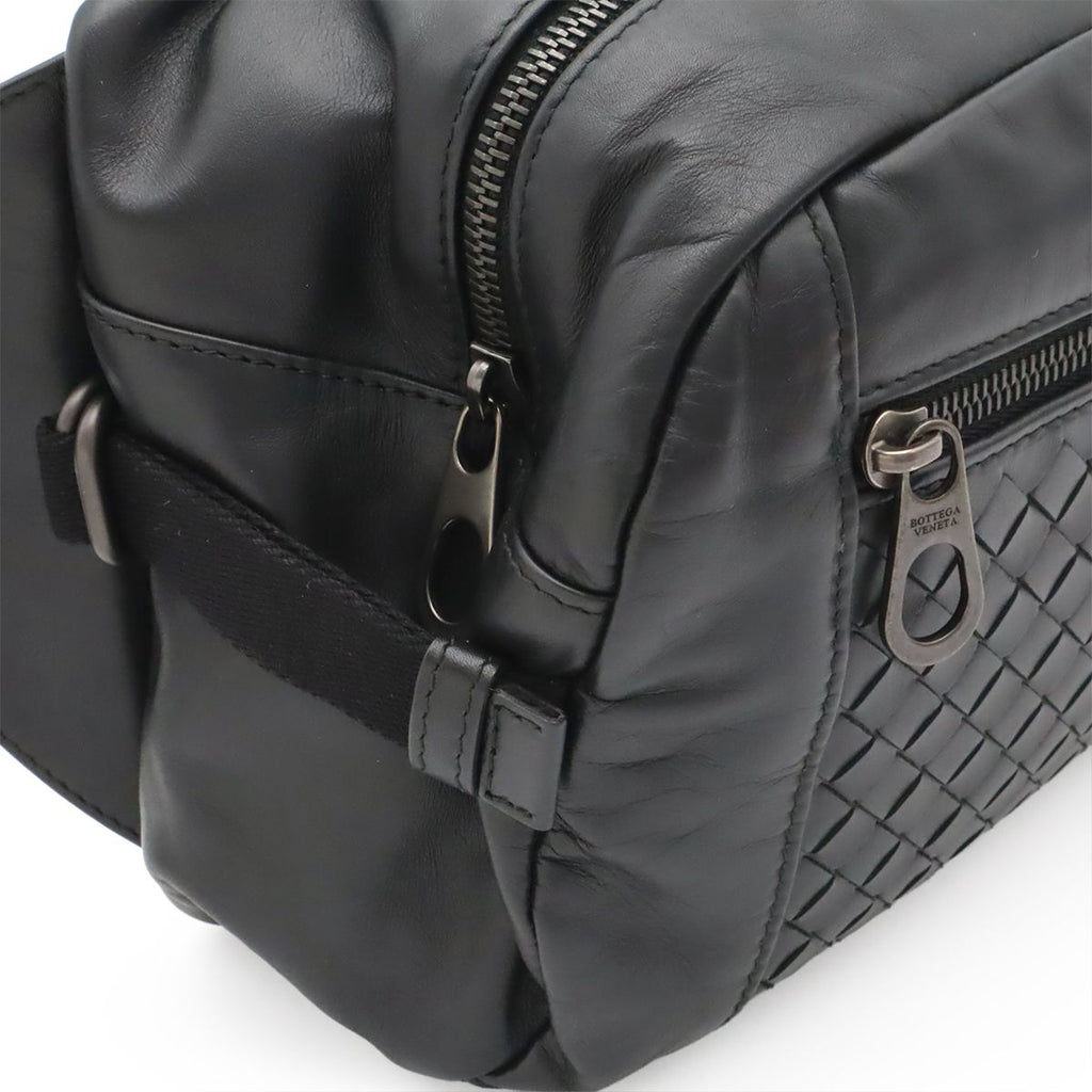 Bottega Veneta Intrecciato Belt Bag Leather Black — view 6