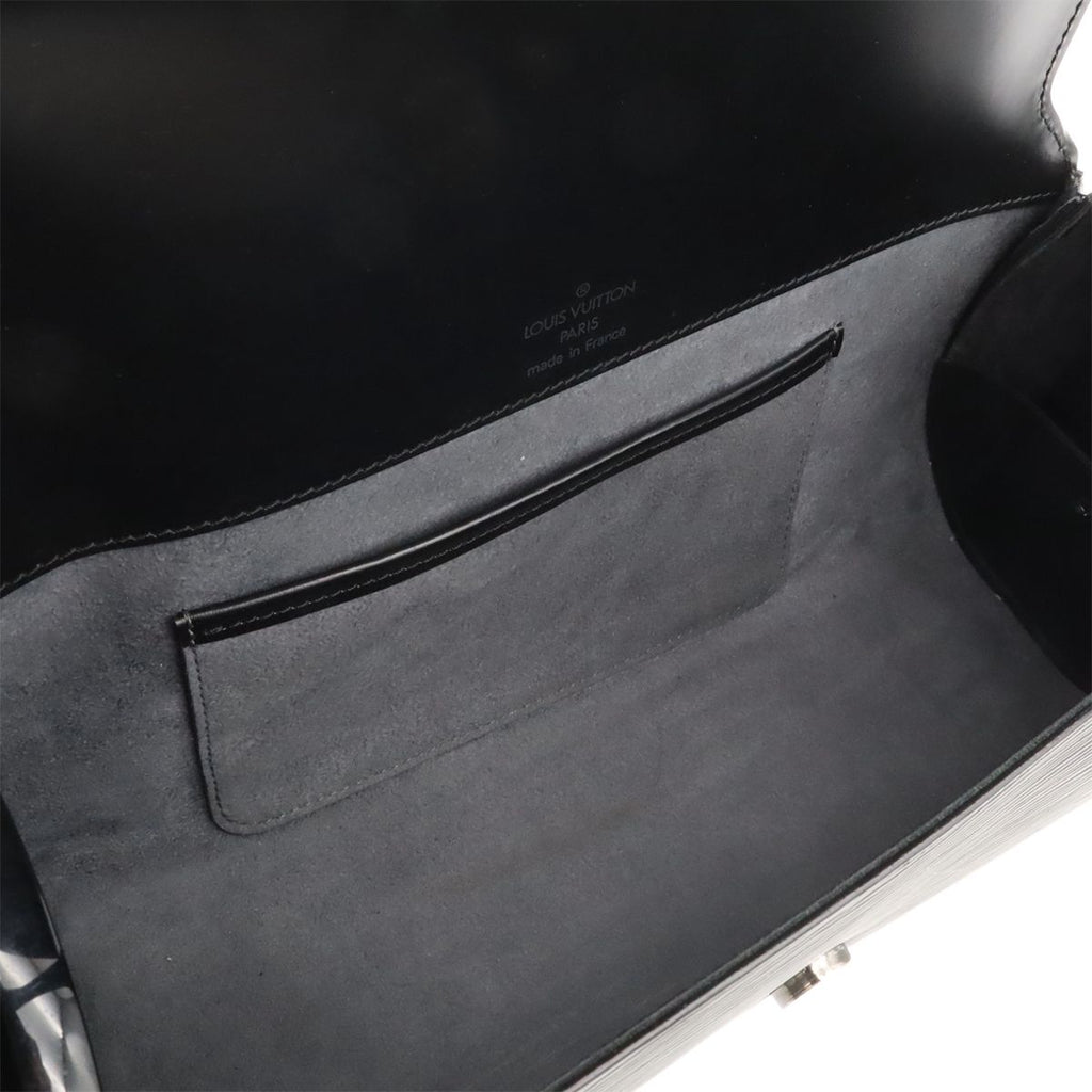 Louis Vuitton Epi Nocturne PM Shoulder Bag Semi Noir Black — view 6