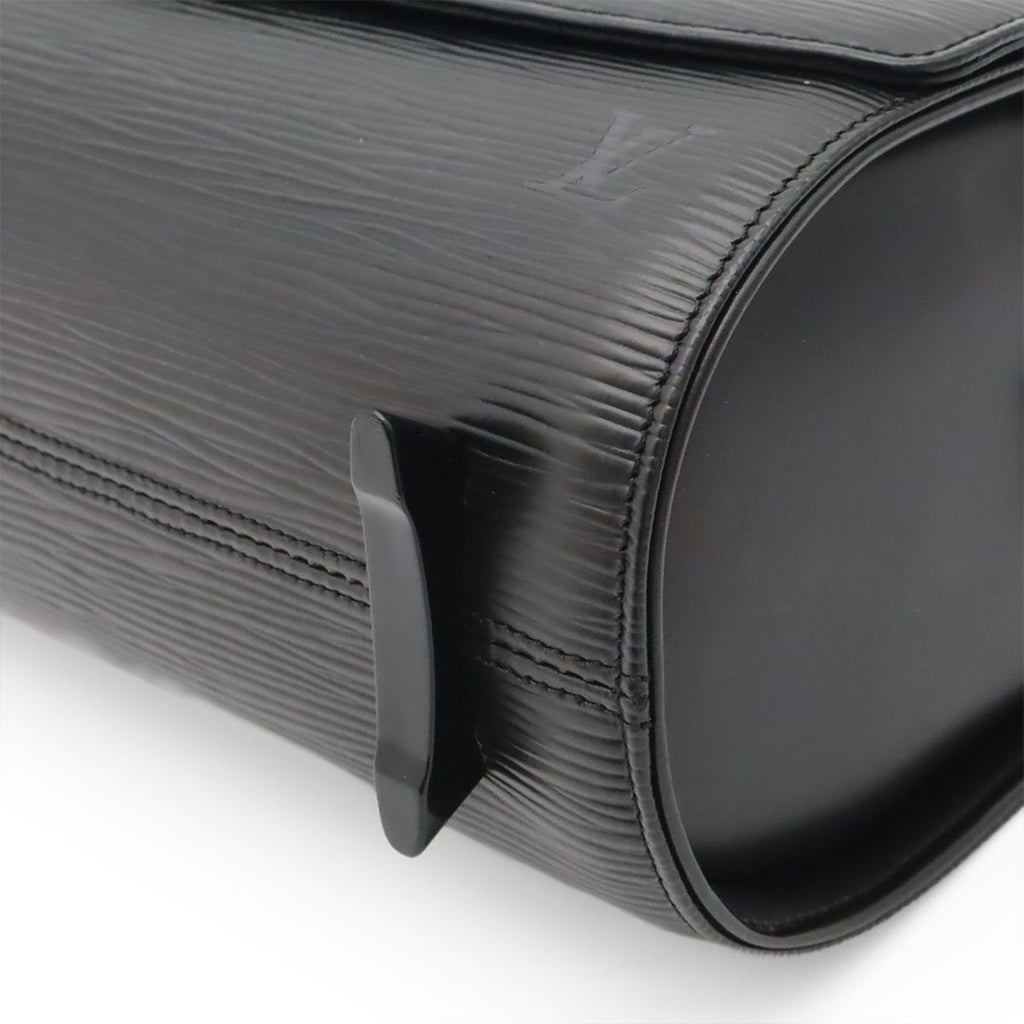 Louis Vuitton Epi Nocturne PM Shoulder Bag Semi Noir Black — view 3