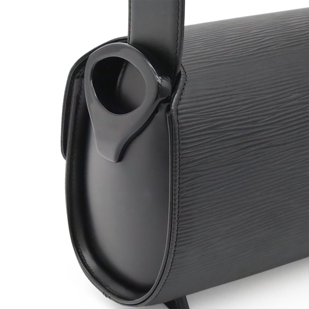 Louis Vuitton Epi Nocturne PM Shoulder Bag Semi Noir Black — view 4