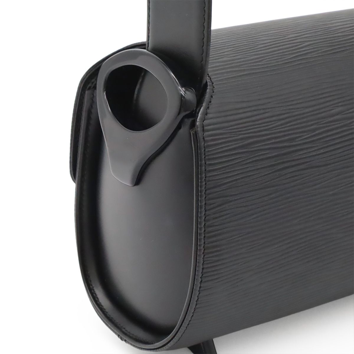 Louis Vuitton Epi Nocturne PM Shoulder Bag Semi Noir Black — view 4