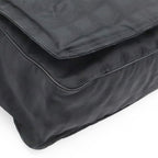 Chanel New Travel Line Messenger Bag Crossbody Nylon Jacquard Black Gold — view 3