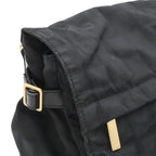 Chanel New Travel Line Messenger Bag Crossbody Nylon Jacquard Black Gold — view 7
