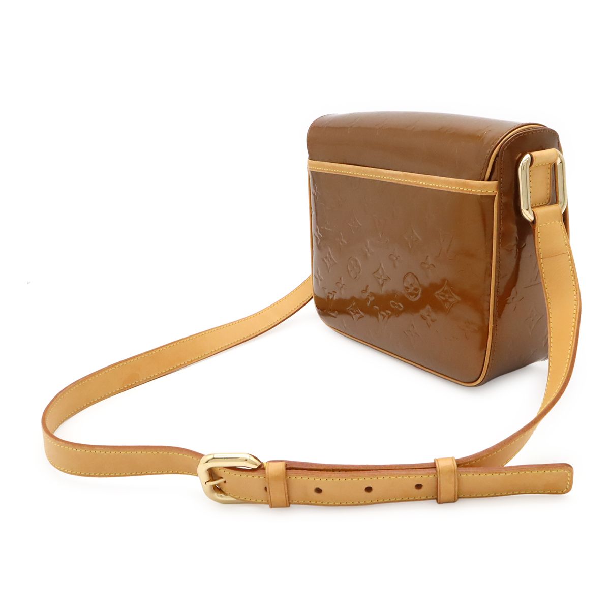 Louis Vuitton Monogram Vernis Christie GM Shoulder Bag Crossbody Pochette — view 2