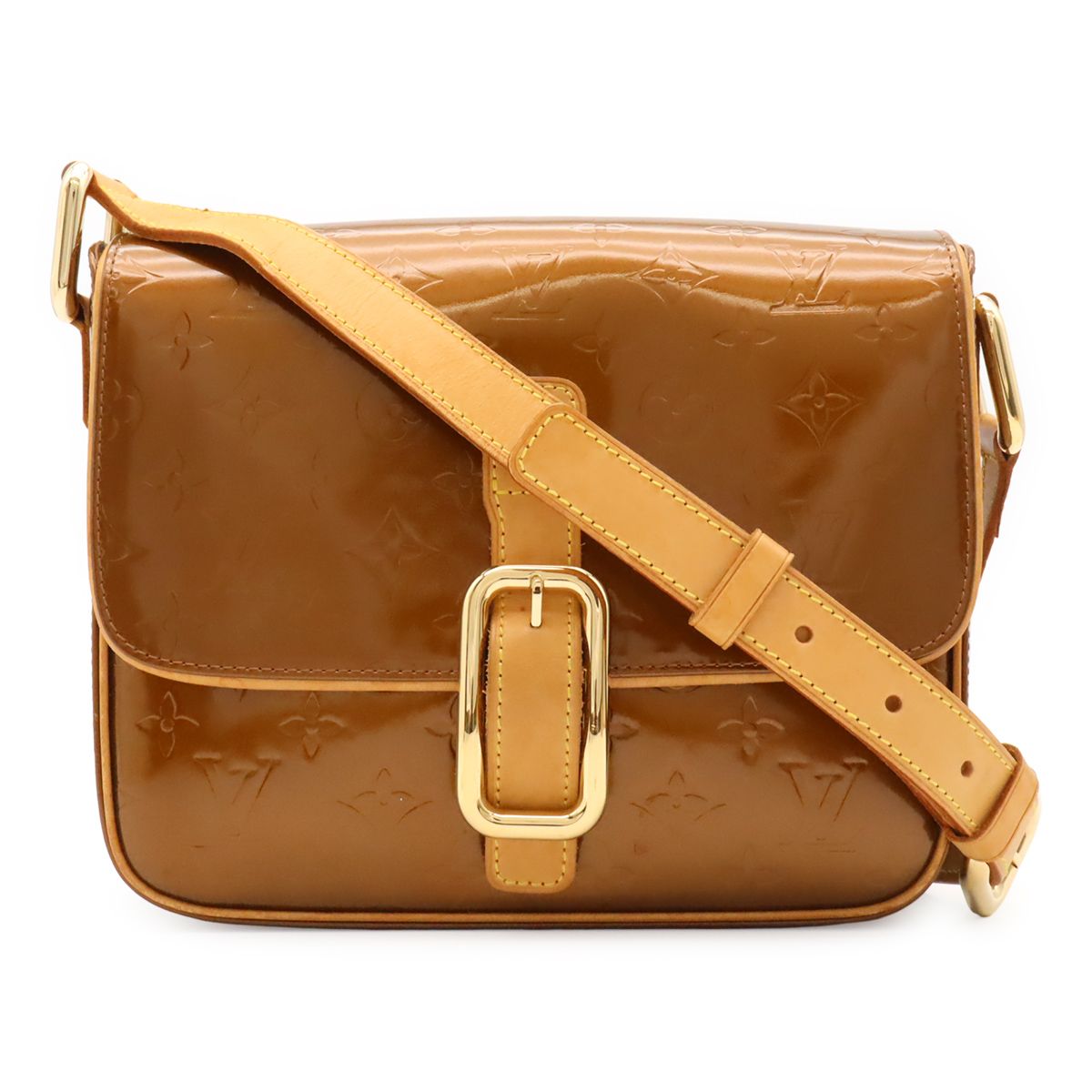 Louis Vuitton Monogram Vernis Christie GM Shoulder Bag Crossbody Pochette