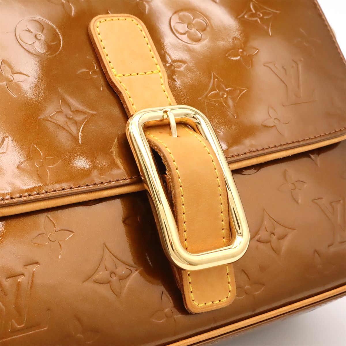 Louis Vuitton Monogram Vernis Christie GM Shoulder Bag Crossbody Pochette — view 9