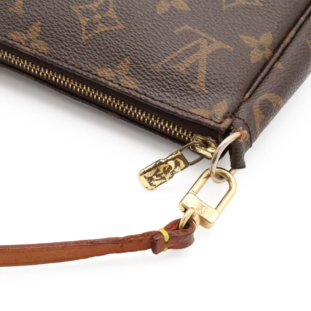 Louis Vuitton Monogram Pochette Soir Pouch Handbag Party — view 6